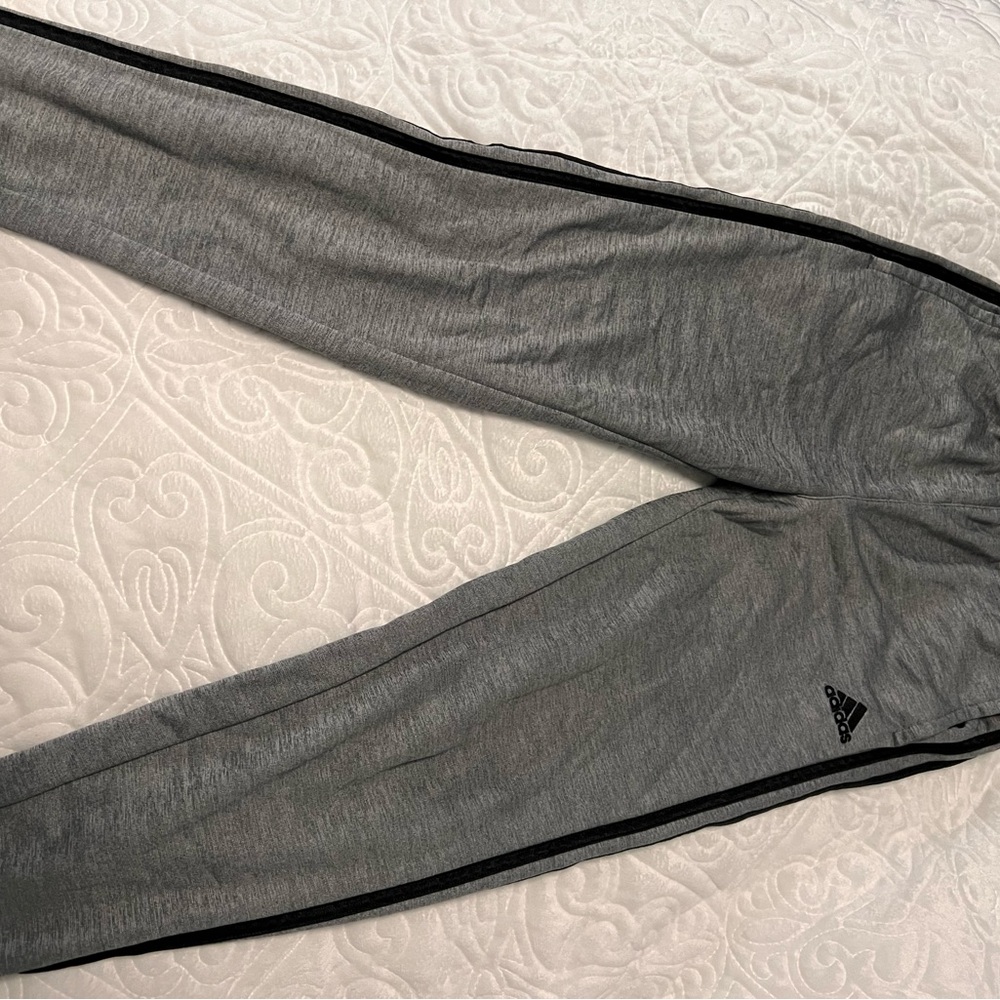 Adidas Heather Gray Joggers